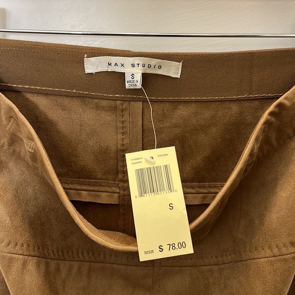 Max Studio Tan Mini Skirt - Picture 3 of 3